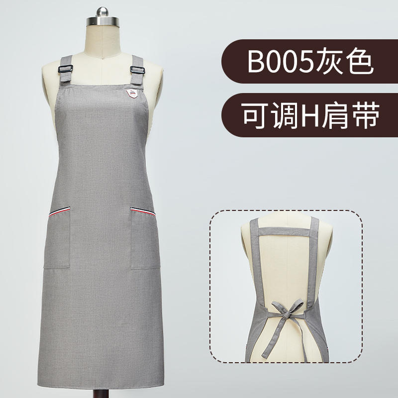 Customized design of kitchen apron gift with logo. Adjustable neck strap. Suitable for cooking chefs, baristas and waiters.