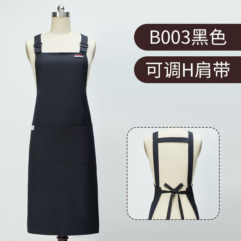 Wholesale custom-made logo chef cooking apron, café restaurant kitchen apron