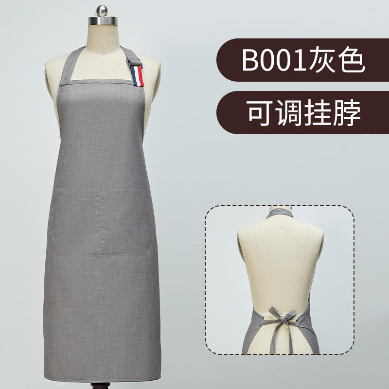 Wholesale custom printed logo aprons for household and kitchen use, advertising waterproof work clothes for work in the field