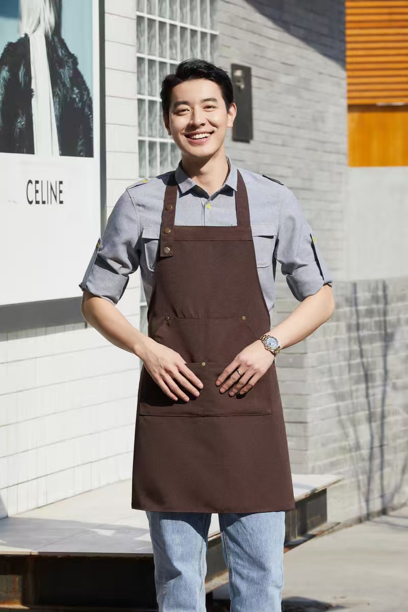 Your designed logo apron - Custom apron for kitchen and café