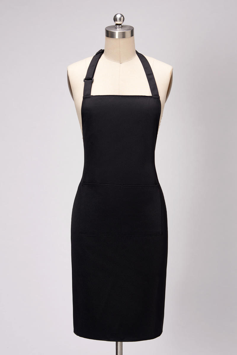 Customized embroidered logo canvas apron, waterproof and oil-proof, suitable for kitchen, chef, and restaurant, adjustable apron.