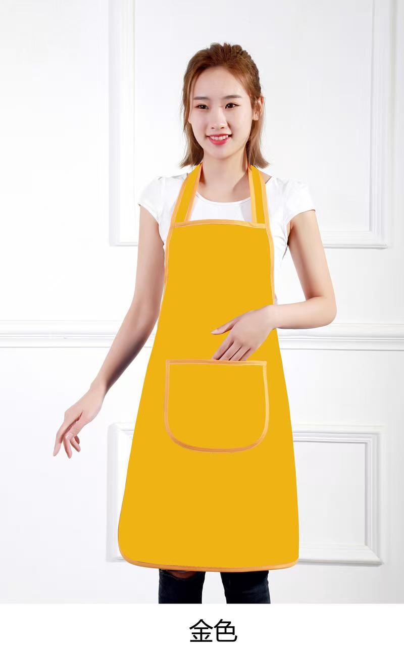 Kitchen apron cleaning multi-functional home chef baking clothes with pockets adult kitchen cleaning apron custom logo